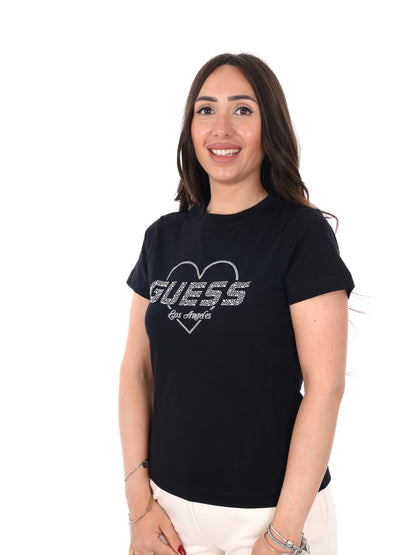Guess Narcisio t-shirt nera da donna