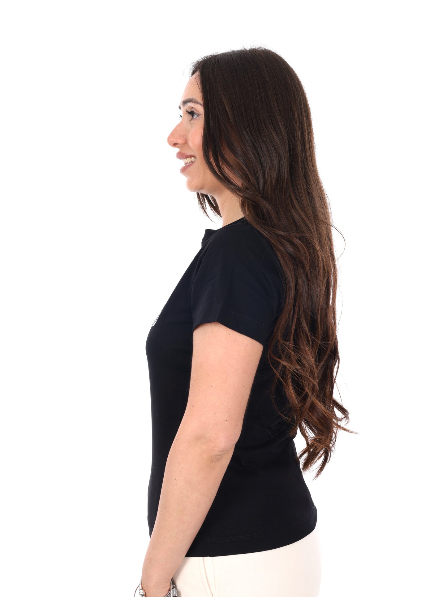 Guess Narcisio t-shirt nera da donna