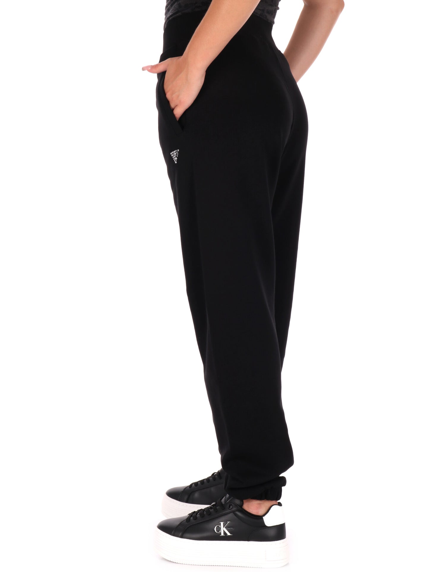 PANTALONE SPORTIVO PRIMULA GUESS DA DONNA NERO