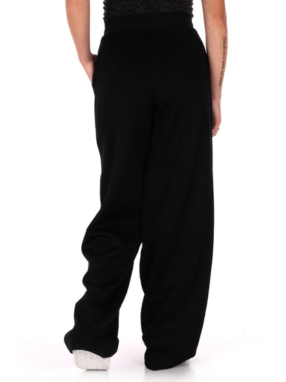 PANTALONE PEONY CON STAMPA 3D GUESS DA DONNA NERO