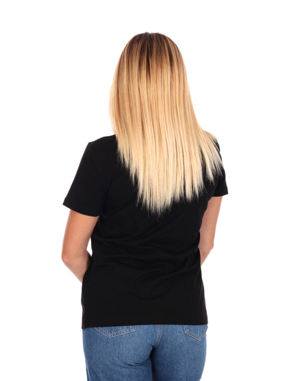 T-SHIRT INGRID GUESS DA DONNA NERO