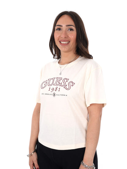 Guess Arianna t-shirt bianca da donna