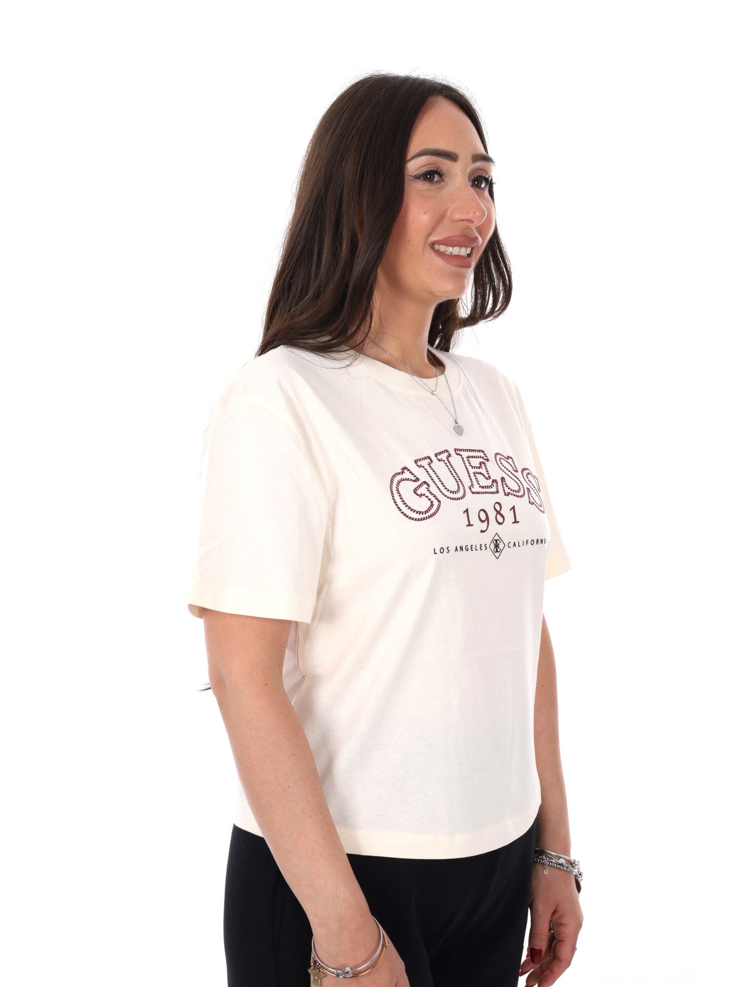 Guess Arianna t-shirt bianca da donna