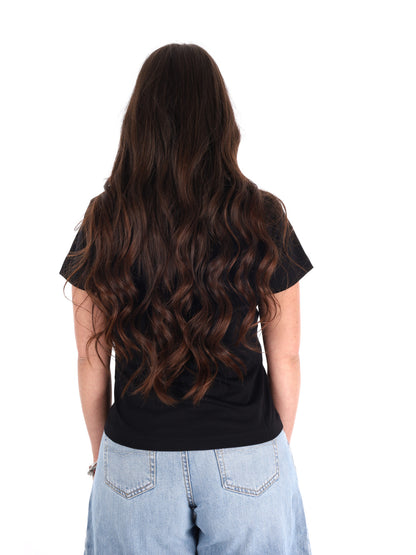 Guess Lison, T-shirt maniche corte da donna in nero