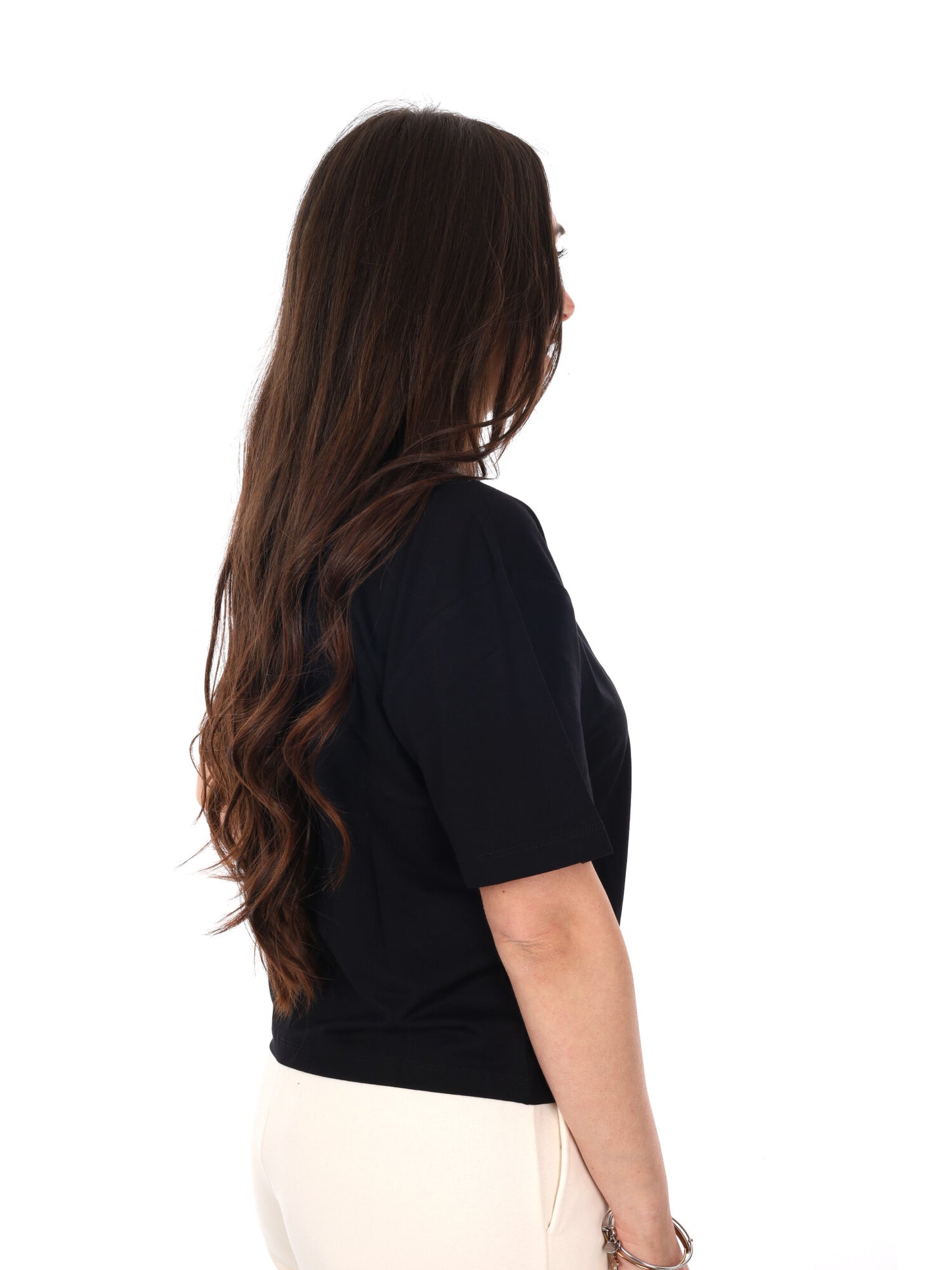 Guess Gabi t-shirt a maniche corte da donna in nero