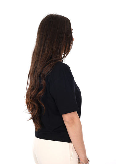 Guess Gabi t-shirt a maniche corte da donna in nero