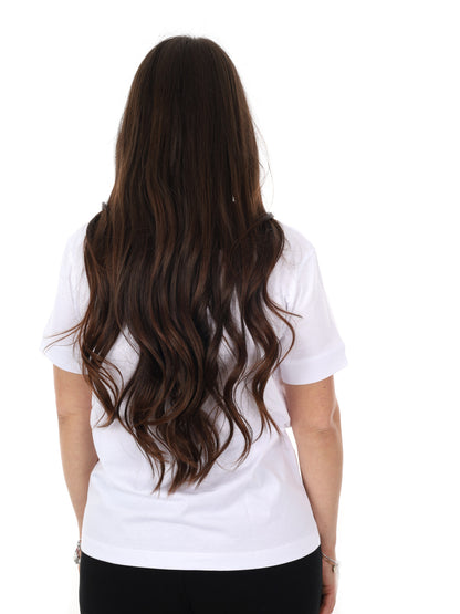 Guess Solange, t-shirt donna bianca a maniche corte
