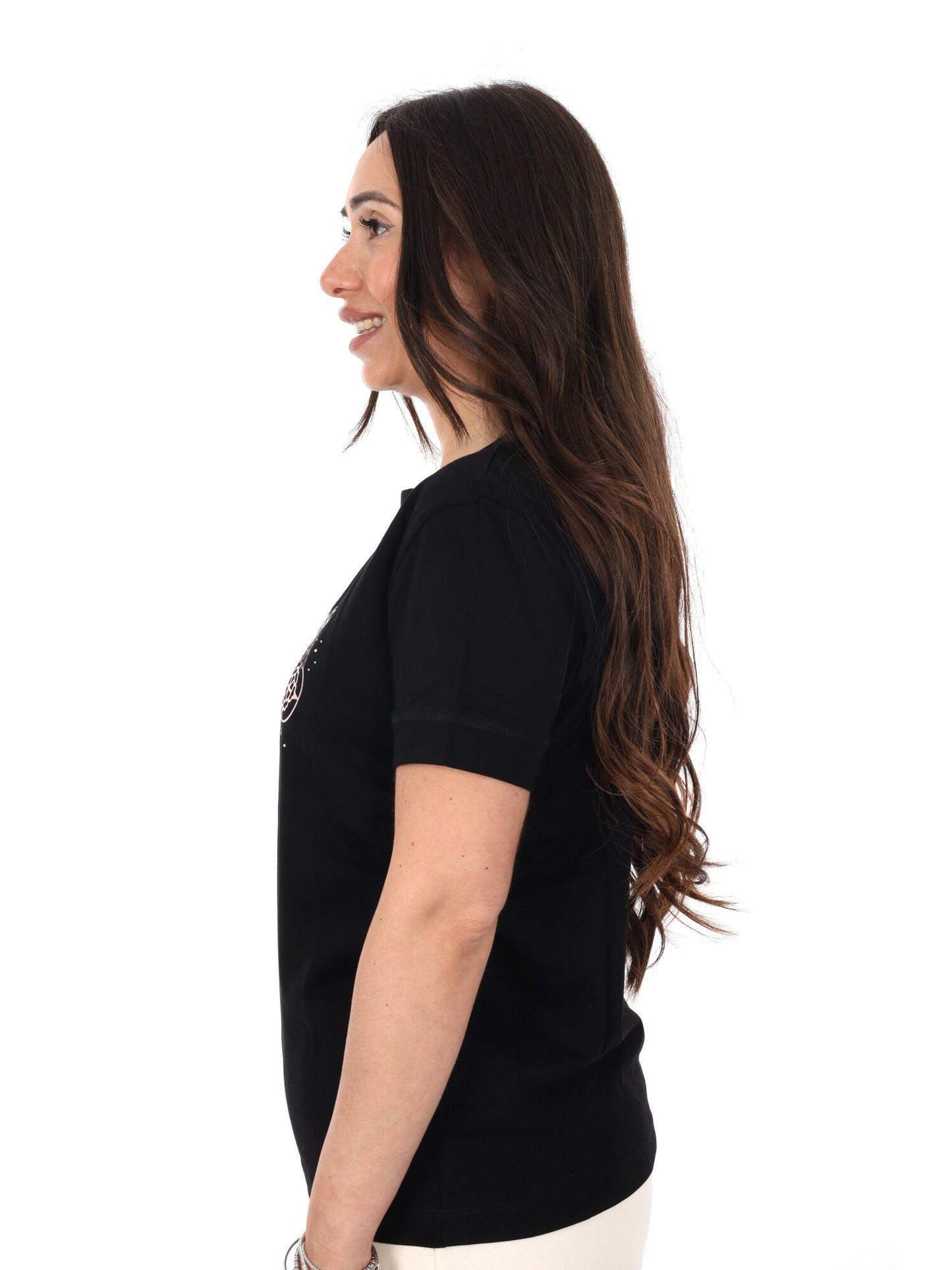 Guess Solange, t-shirt maniche corte da Donna nera