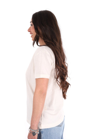 Guess Andrea, t-shirt maniche corte da donna bianca