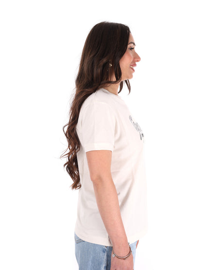 Guess Andrea, t-shirt maniche corte da donna bianca