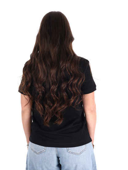 T-shirt maniche corte Guess Andrea da donna in nero
