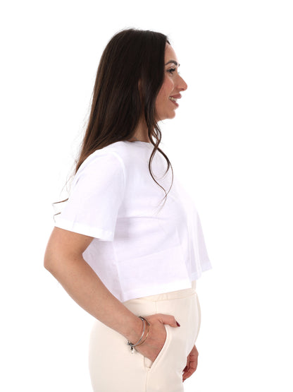 Guess Selene, t-shirt bianca da donna in cotone