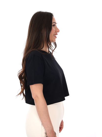 T-shirt Selene Guess da donna nera, maniche corte