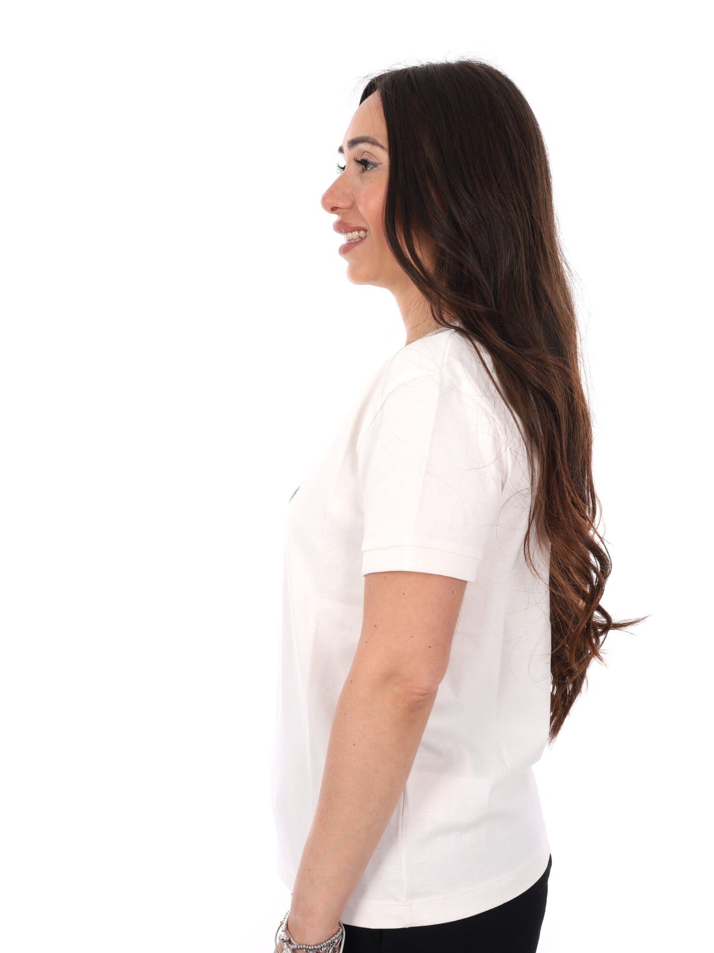 Guess Rosalba, t-shirt manica corta da donna grigia