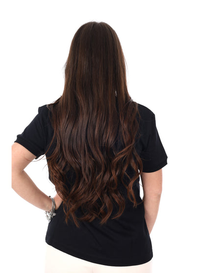 Guess Rosalba, t-shirt nera da donna maniche corte