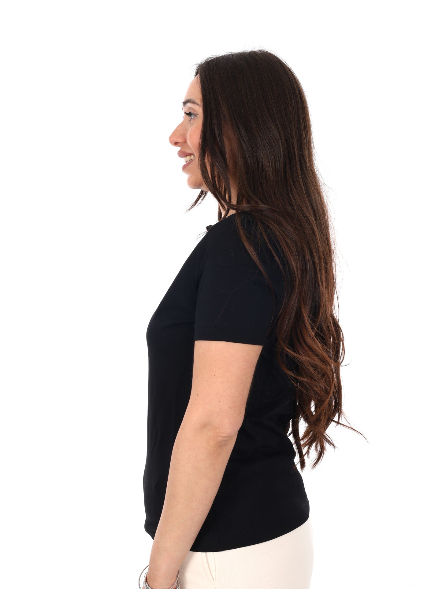Guess Tracey t-shirt maniche corte da donna nera