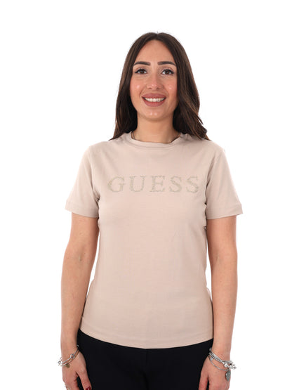 Guess Octavia, t-shirt maniche corte donna beige