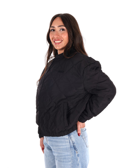 Guess Cecilia Puffer, giubbotto donna nero per la primavera