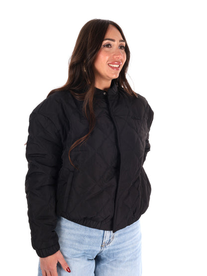 Guess Cecilia Puffer, giubbotto donna nero per la primavera