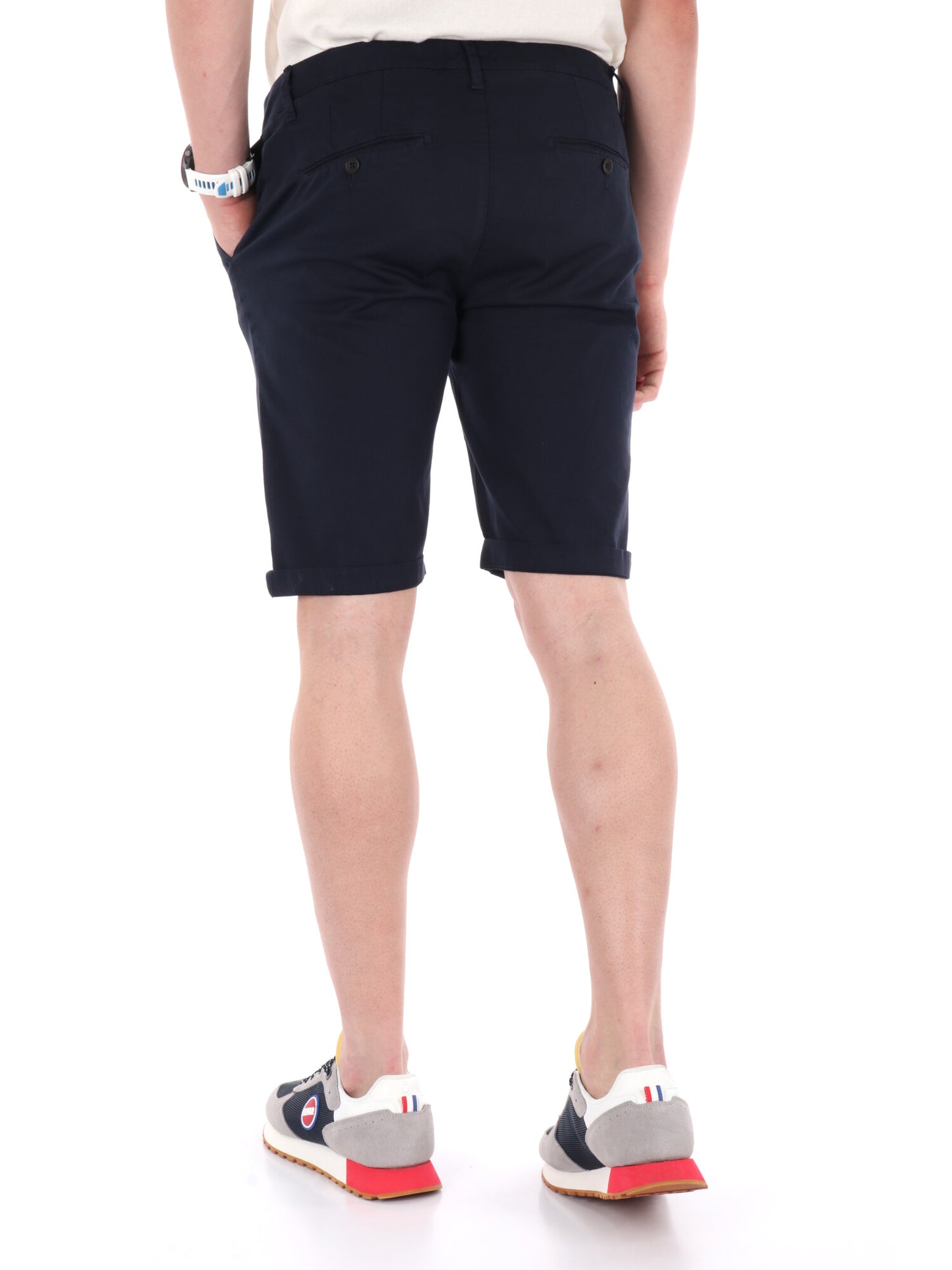 Bermuda Vanni in blu, casual da uomo per la primavera estate