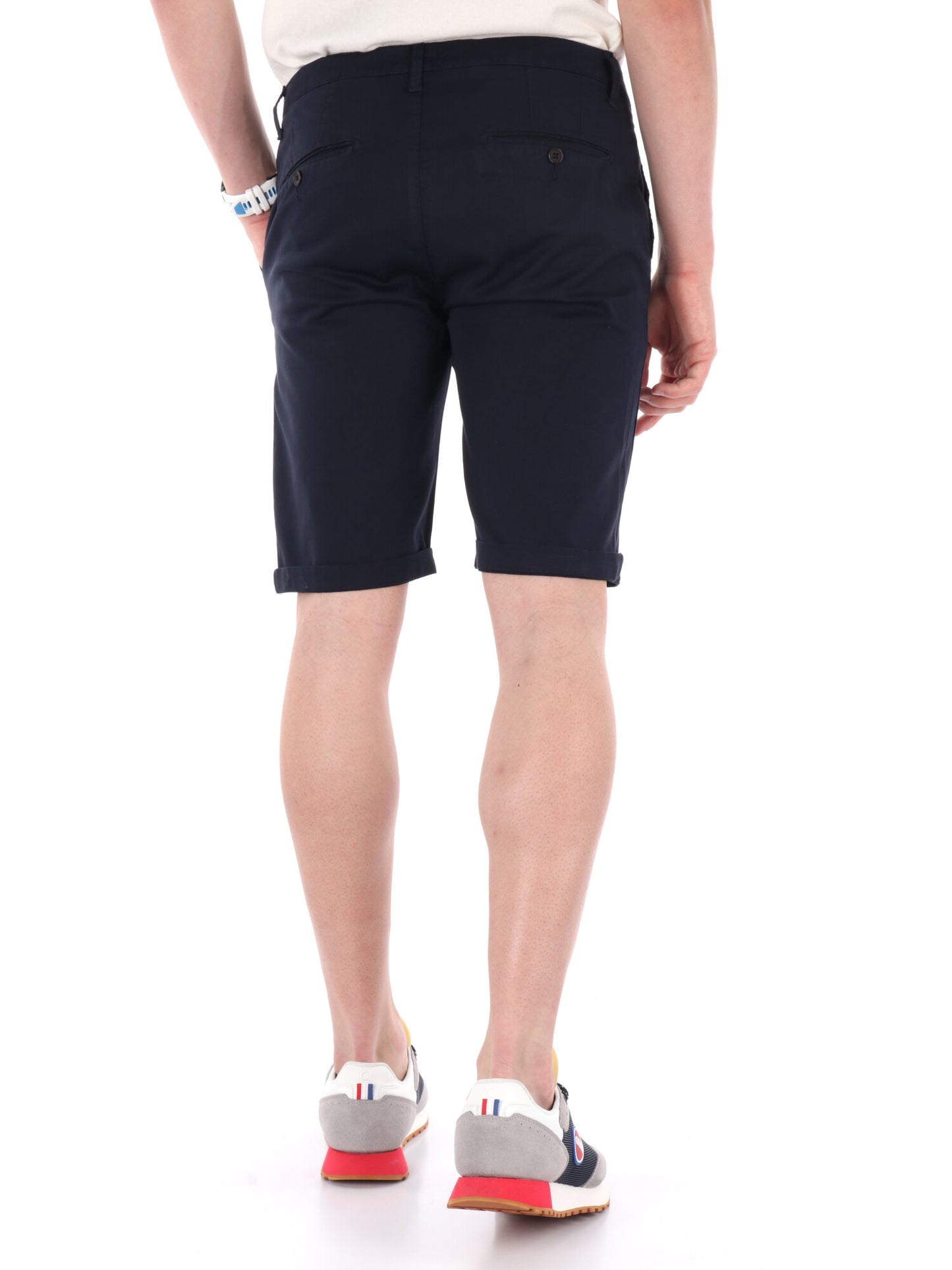 Bermuda Vanni in blu, casual da uomo per la primavera estate