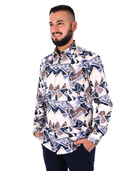 Camicia uomo FB Velar 51 multicolore per la primavera-estate