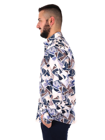 Camicia uomo FB Velar 51 multicolore per la primavera-estate