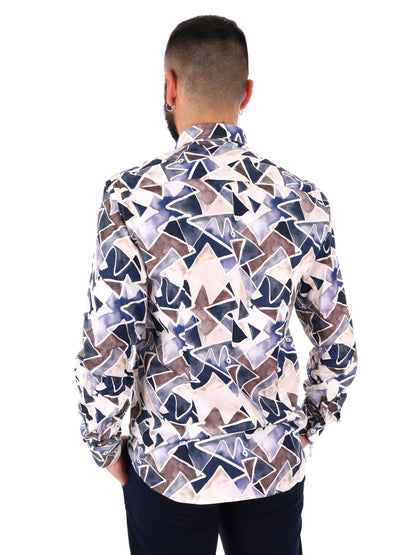 Camicia uomo FB Velar 51 multicolore per la primavera-estate