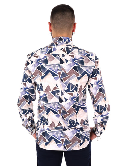 Camicia uomo FB Velar 51 multicolore per la primavera-estate