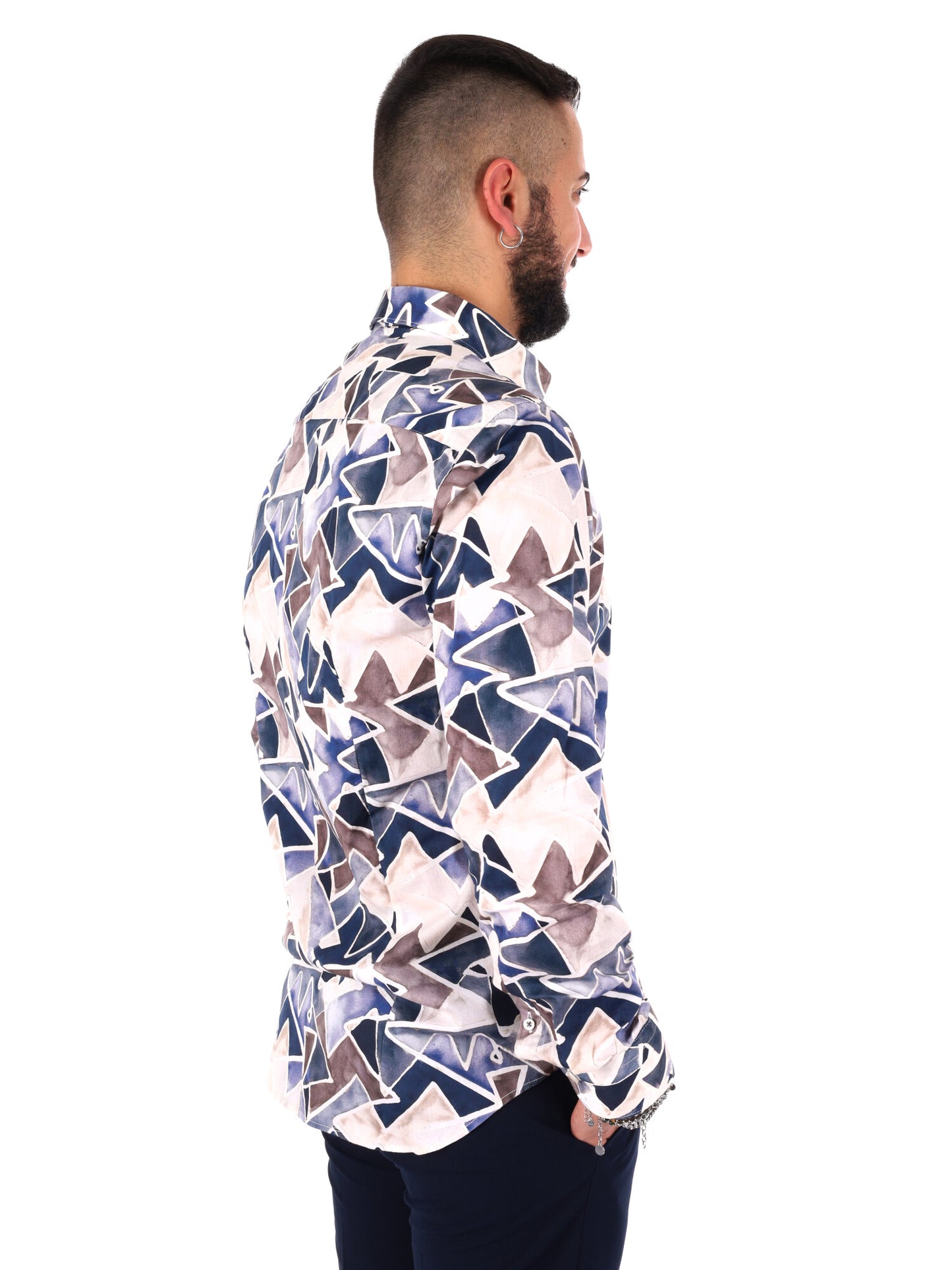 Camicia uomo FB Velar 51 multicolore per la primavera-estate