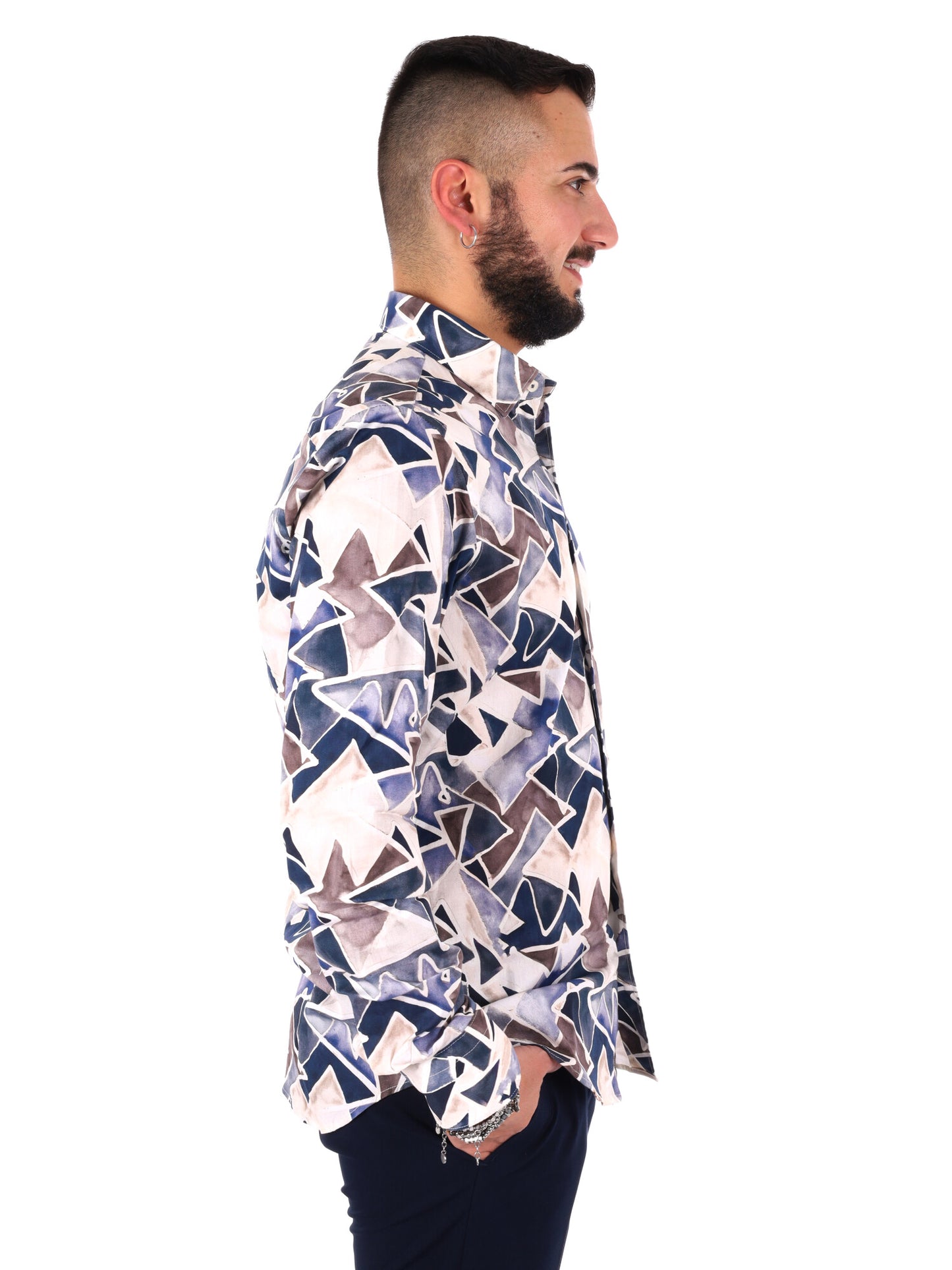 Camicia uomo FB Velar 51 multicolore per la primavera-estate