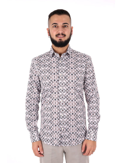 Camicia multicolore Velar 60 da uomo per cerimonie ed uso civile