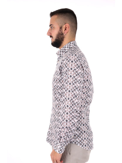 Camicia multicolore Velar 60 da uomo per cerimonie ed uso civile