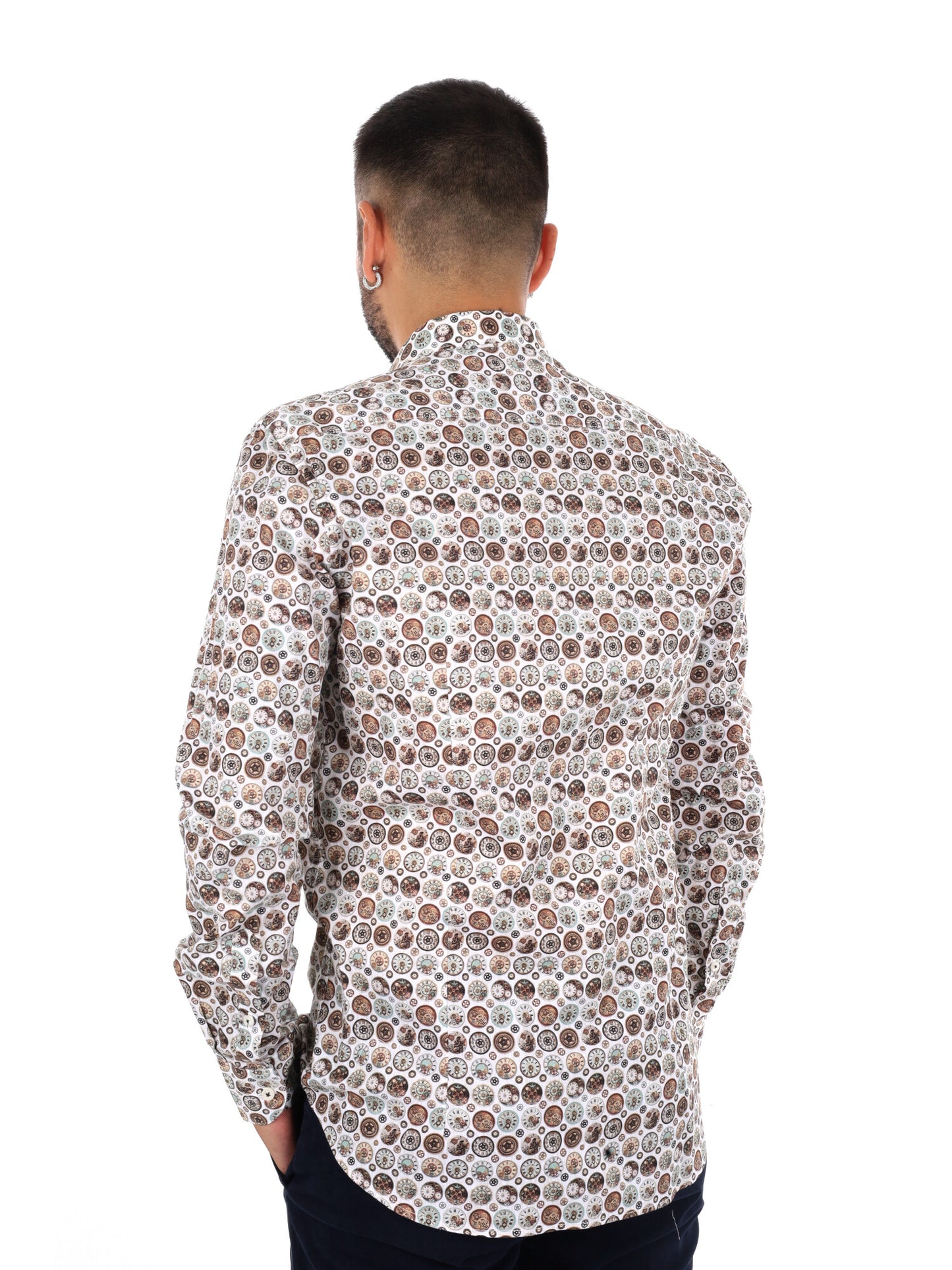 Fb Velar 73, camicia da uomo multicolore
