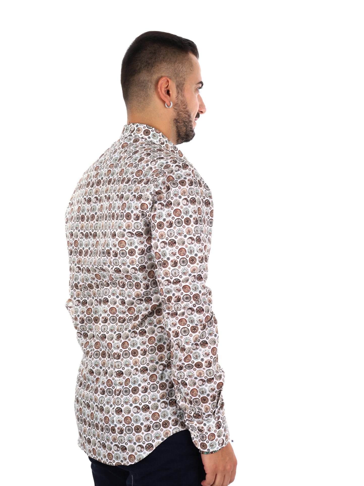 Fb Velar 73, camicia da uomo multicolore