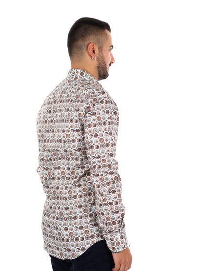Fb Velar 73, camicia da uomo multicolore