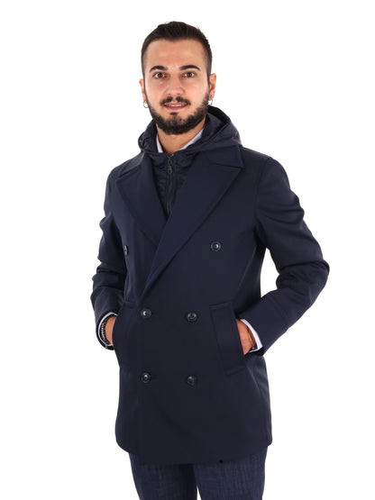Fb Vietti Blu, giubbotto da uomo blu