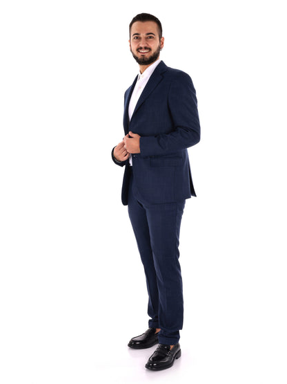 Fb W1320 0504, abito da uomo denim