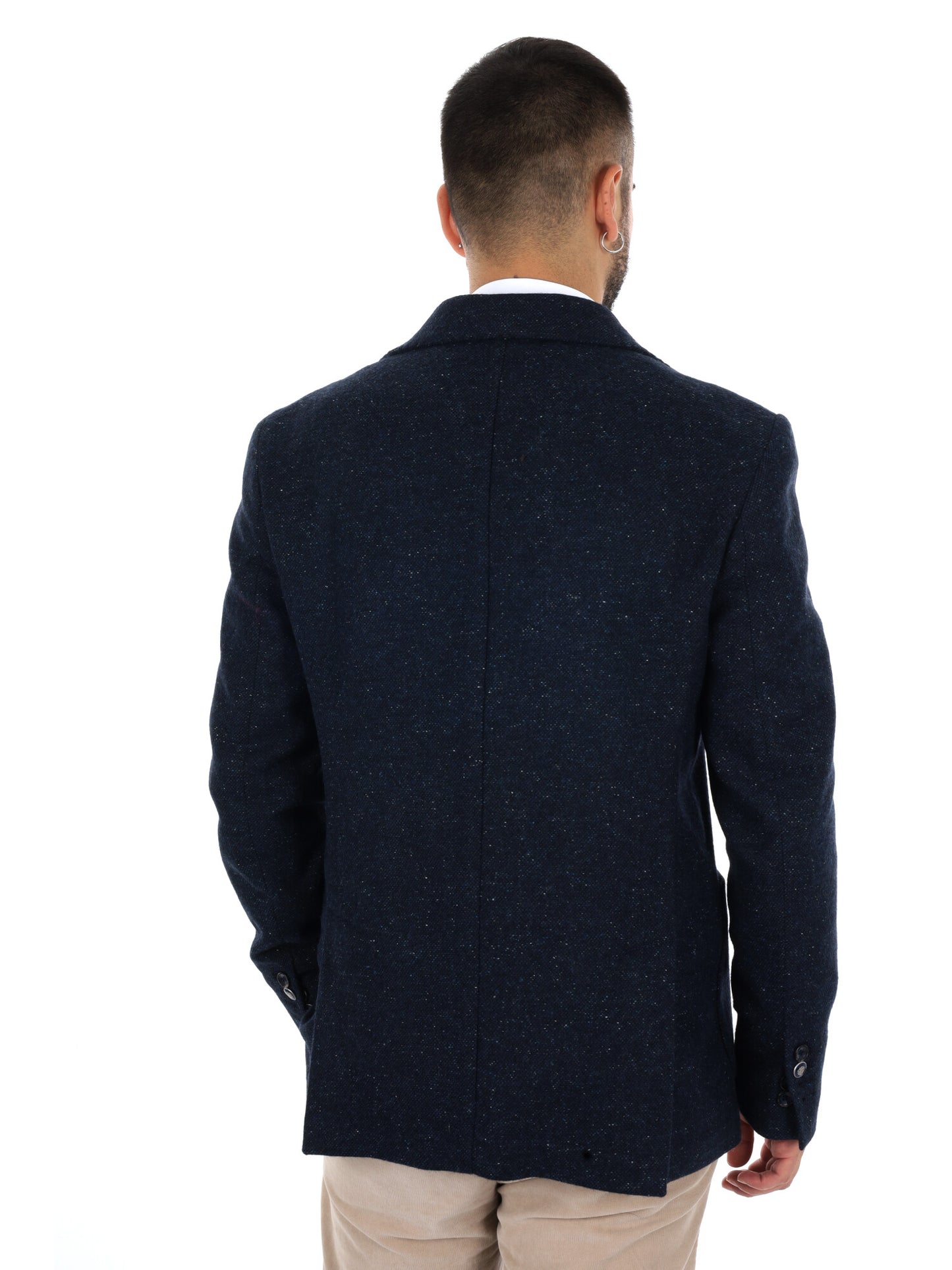 Fb W1438 1, giacca da uomo blu