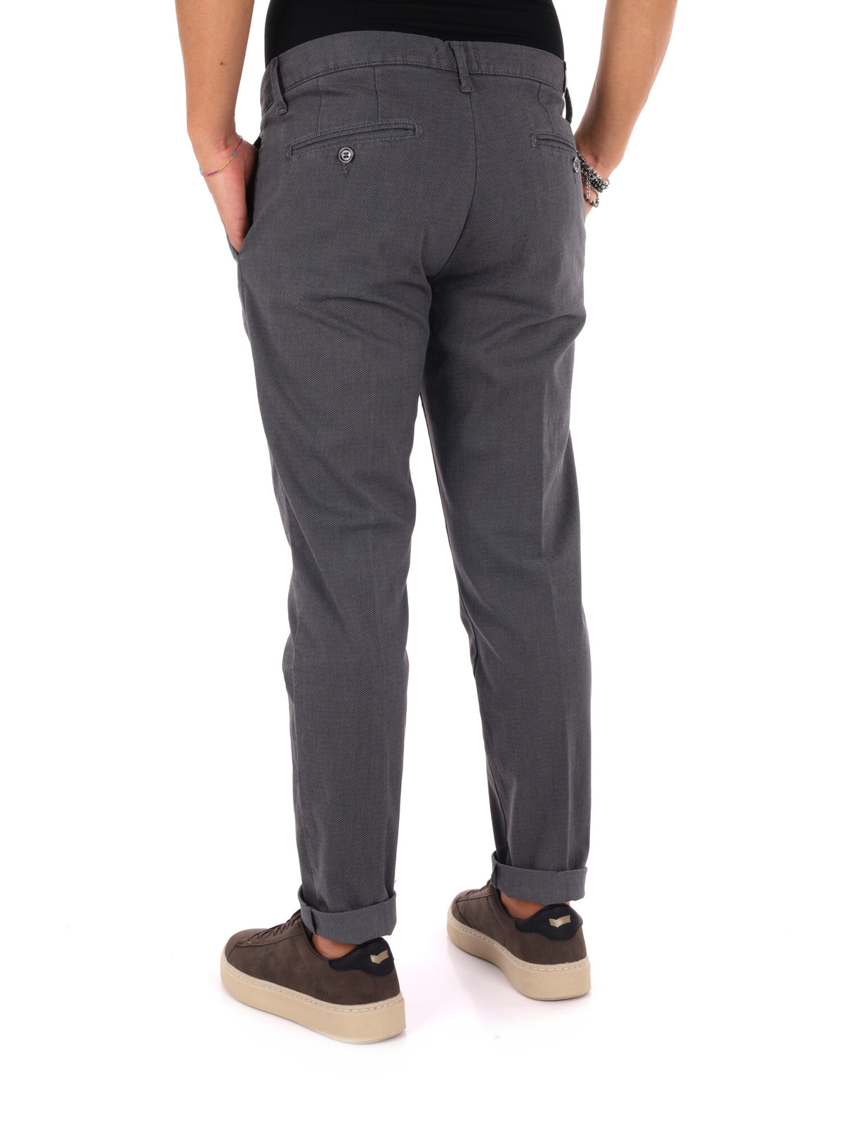 FB W1598 GR ME, pantalone da uomo grigio
