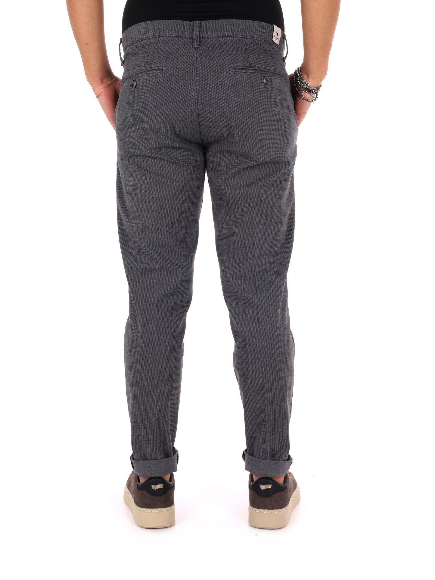 FB W1598 GR ME, pantalone da uomo grigio