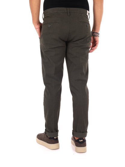 Fb W1598 Milit, pantalone da uomo verde