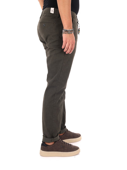 Fb W1598 Milit, pantalone da uomo verde