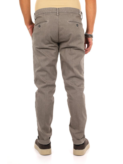 Fb W1598 Spago, pantalone da uomo beige