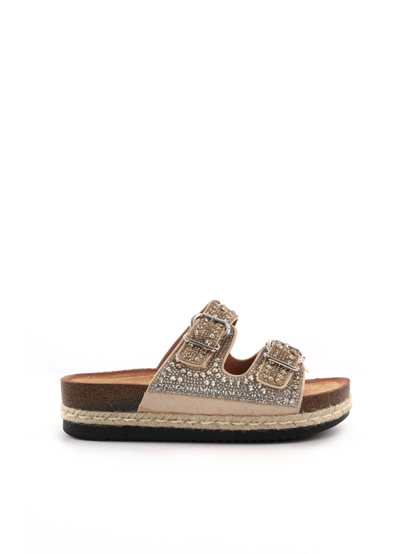 Sandali beige da donna Clyo' eleganti e versatili per la primavera-estate