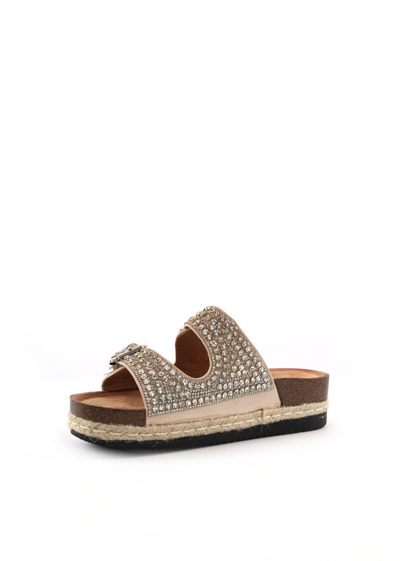 Sandali beige da donna Clyo' eleganti e versatili per la primavera-estate