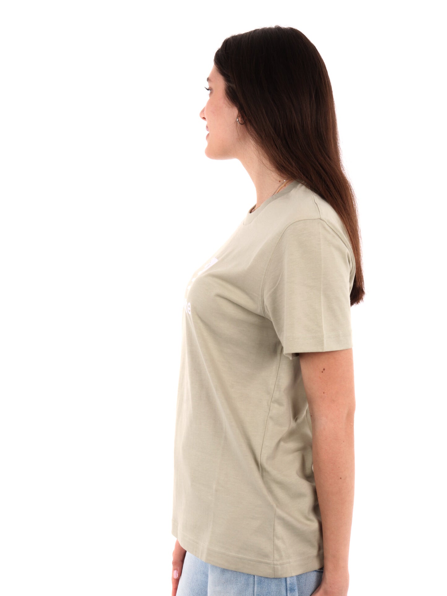 NEW BALANCE T-SHIRT - OLIVA