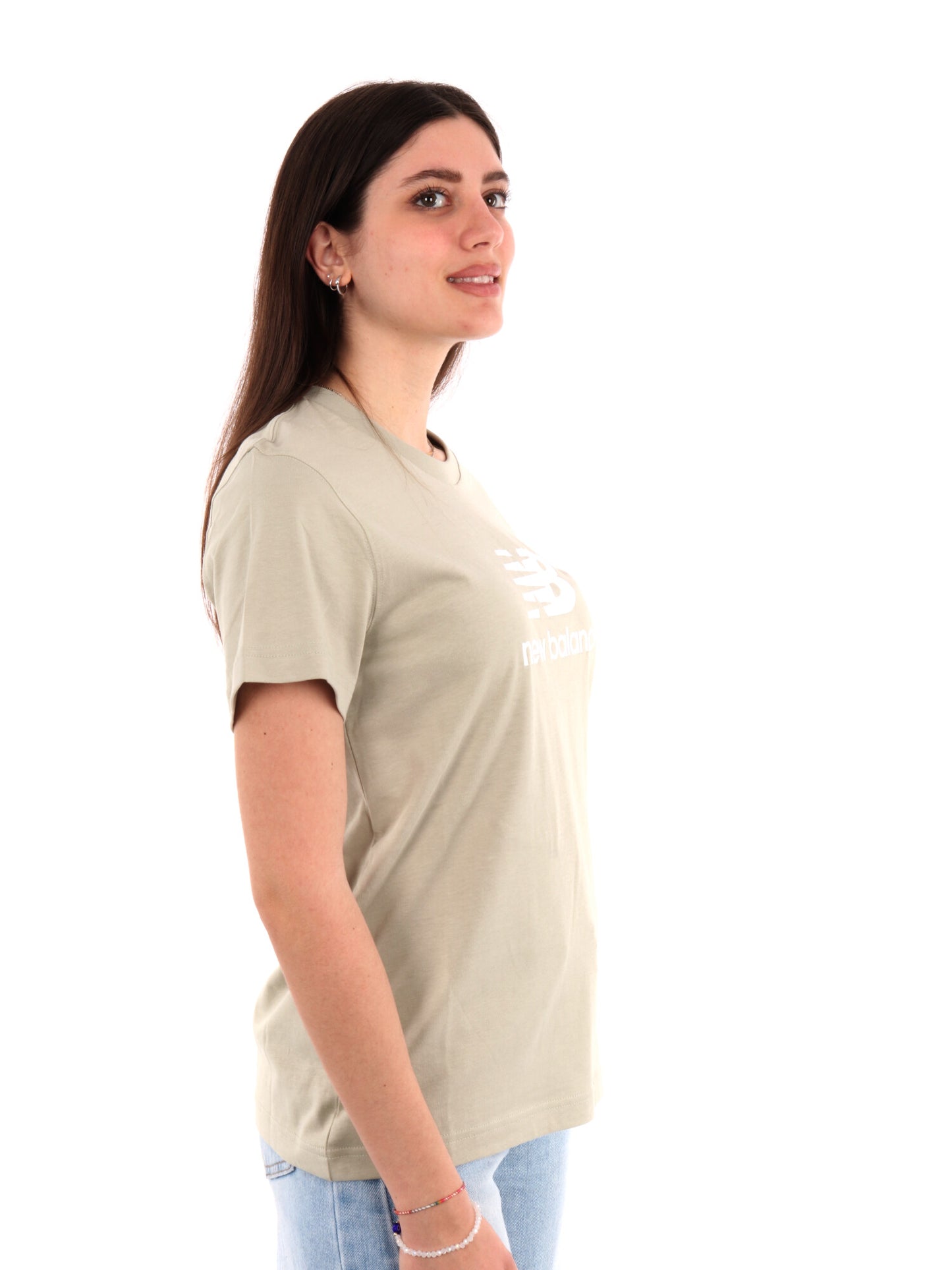 NEW BALANCE T-SHIRT - OLIVA