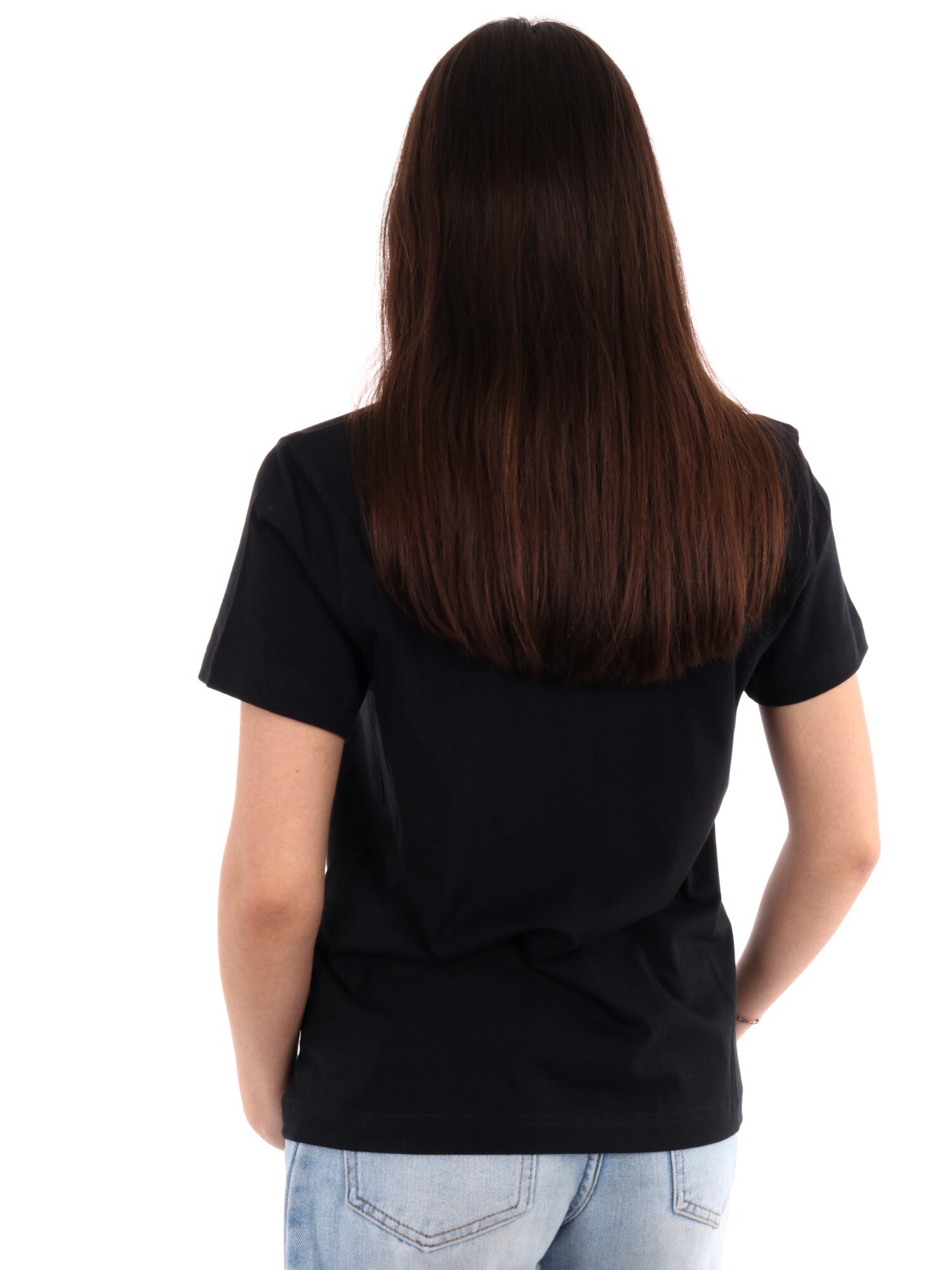 New Balance Sport Essentials, t-shirt girocollo nera da donna