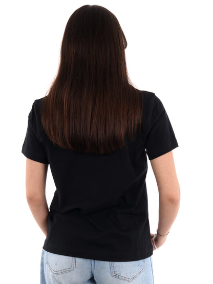 New Balance Sport Essentials, t-shirt girocollo nera da donna